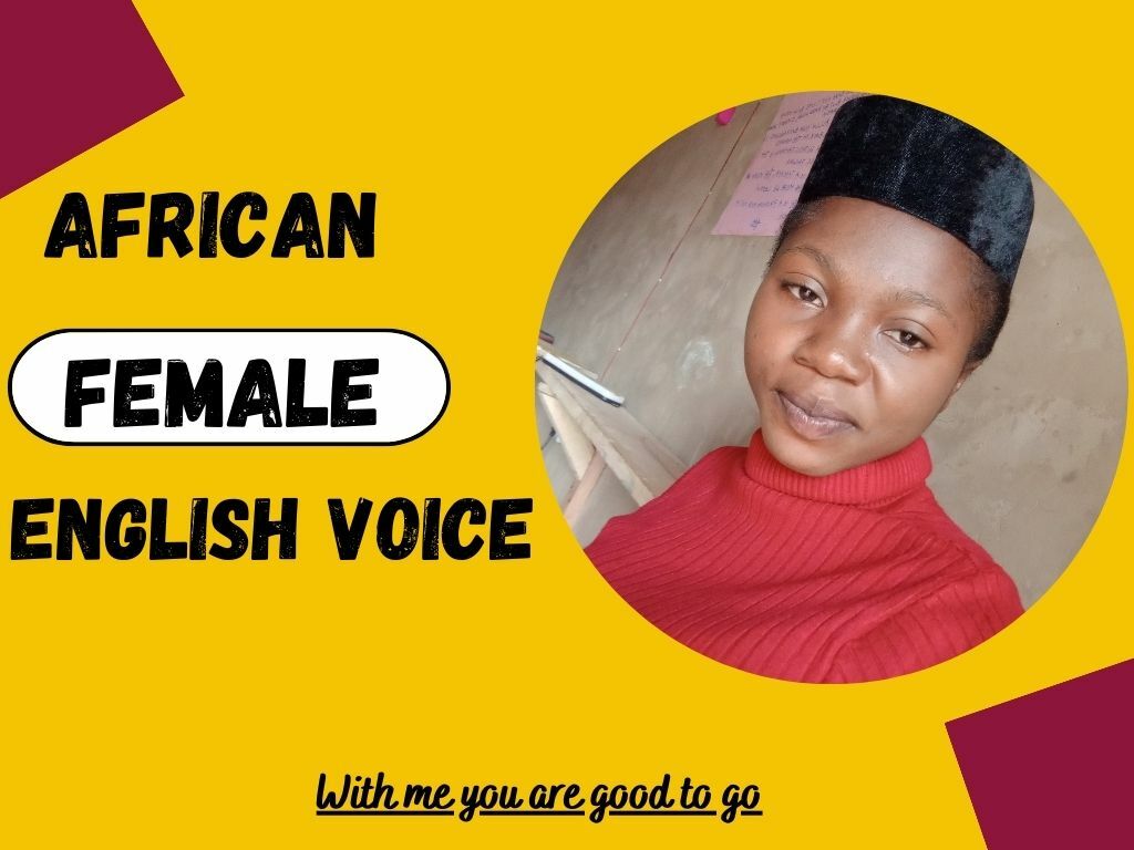 Record Amazing African female english voiceover 5 - kwork.com