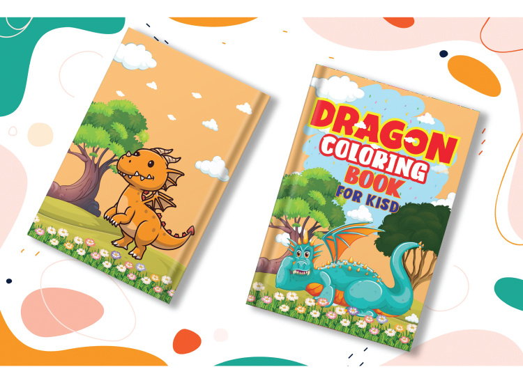Create unique kids coloring books and covers design for  kdp by  Coloringbooks99
