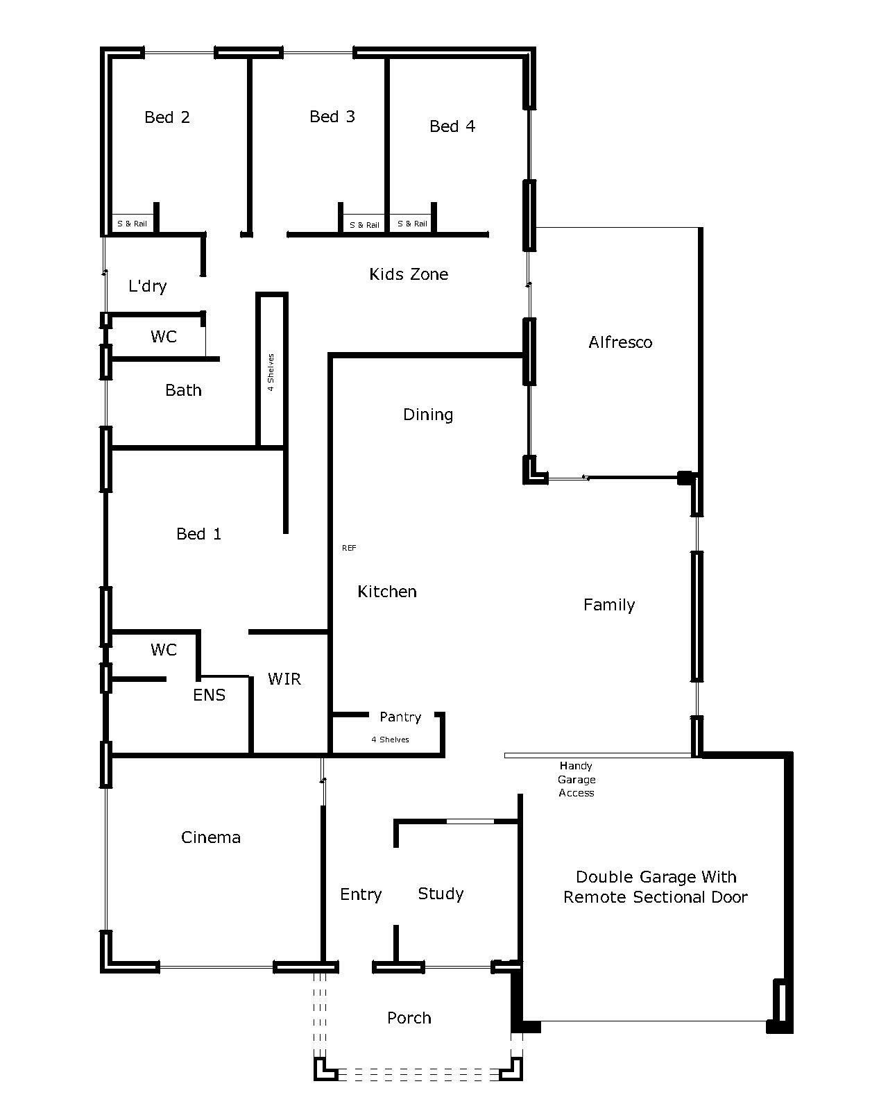 I will redraw 2d floor plan in Autocad for Real Estate Company 13 - kwork.com