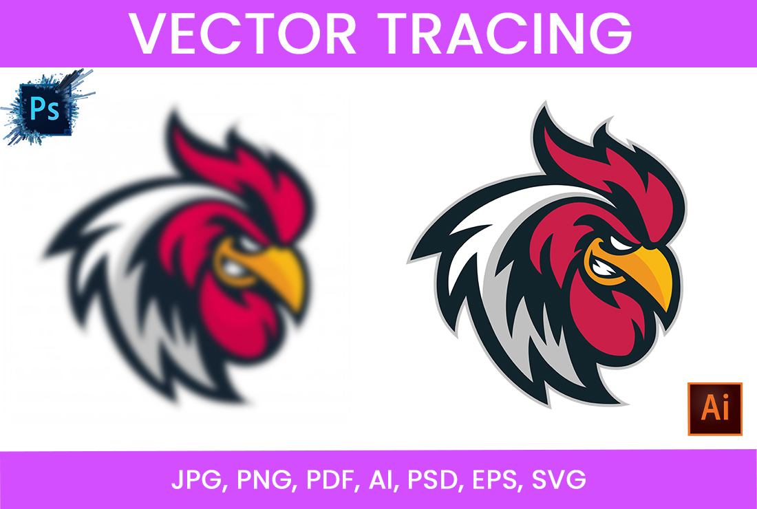 I will do vector trace or recreate any logo or image within 4 hrs 9 - kwork.com