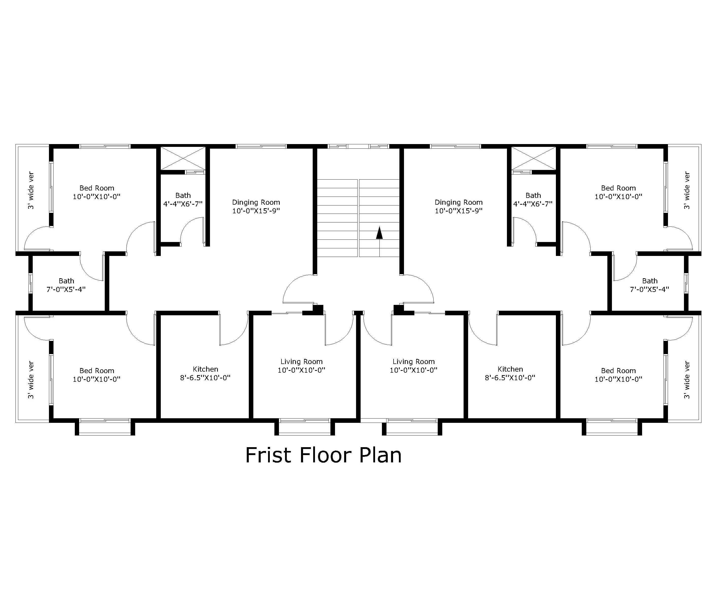 I will redraw 2d floor plan in Autocad for Real Estate Company 15 - kwork.com