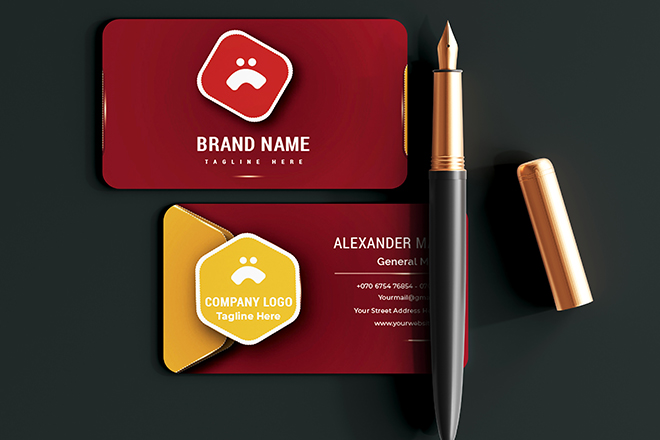 I will create Business card design within 24 hours 10 - kwork.com