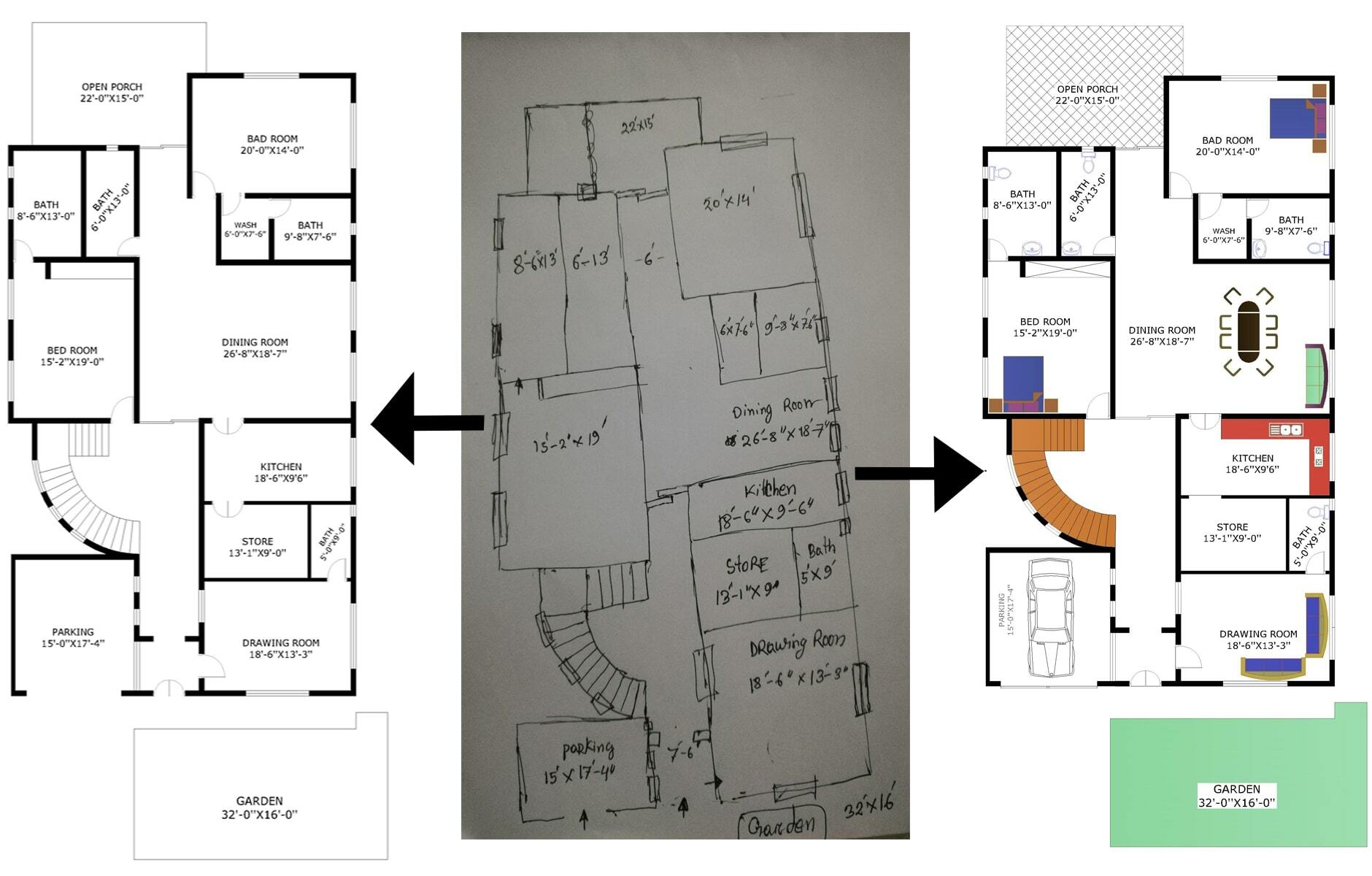 I will redraw 2d floor plan in Autocad for Real Estate Company 17 - kwork.com