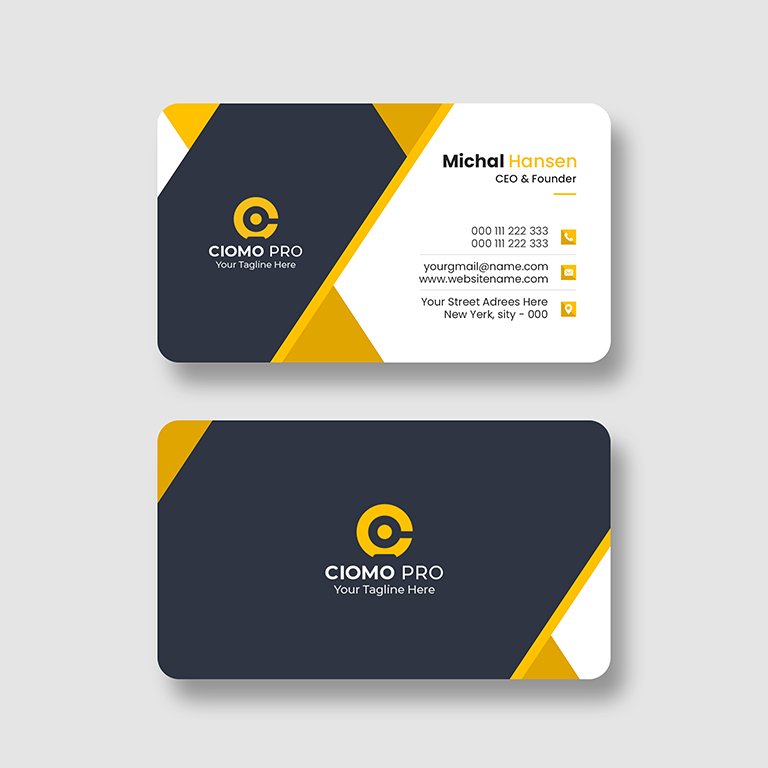 You will get minimalist, luxury and Professional Business Card Design 8 - kwork.com