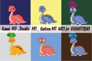 I will do kawaii nft , doodle nft or cartoon nft art for collectibles 8 - kwork.com