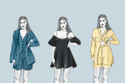 I will design fashion illustrations or sketches of clothing 22 - kwork.com
