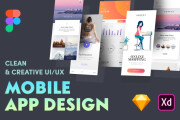 Will design and develop for web or Mobile Apps with figma and flutter 10 - kwork.com