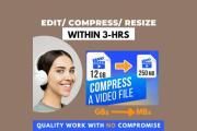 I will compress reduces video files size without losing quality 5 - kwork.com