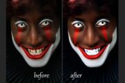 I will retouch skin edit photo professionally in photoshop 14 - kwork.com