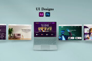 I will design a creative Website UI design mockup 8 - kwork.com