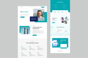 I will do UI UX website and landing page design in Figma or xd 9 - kwork.com