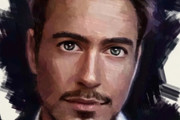 Will paint realistic digital textured oil painting portrait on canvas 7 - kwork.com