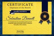 I will do professional certificate for your business within a day 8 - kwork.com