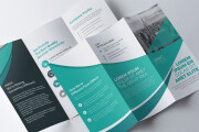 Design bifold brochure, trifold brochure, flyer 8 - kwork.com