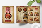 You will Get a professional restaurant menu design or food menu design 12 - kwork.com