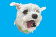 I will make vector illustration dog, cat, animal, pet, cartoon portrait 8 - kwork.com