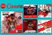 I will design editable instagram templates in canva 10 - kwork.com