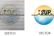 I will convert sketch to vector illustration, redraw logo or images 6 - kwork.com