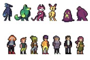 I will draw and animate a pixel art character for you 13 - kwork.com