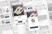 Design of an online store's mobile app product mockup 6 - kwork.com