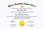 Do professional certificate, award certificate, diploma certificate 9 - kwork.com