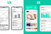 Design exclusive mobile web UIUX and prototype in XD 12 - kwork.com