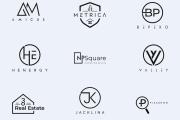 I will design 3 flat minimalist logo for your business 9 - kwork.com