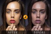 I will do high-end portrait beauty skin photo retouching 11 - kwork.com