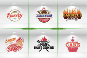 I will design a creative food, cafe shop, bakery, and restaurant logo 9 - kwork.com