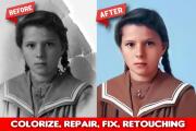 I will restoration, colorize, repair, fix, retouch and your old photo 9 - kwork.com