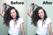I will do 100 clipping path hair masking only 1 day 13 - kwork.com