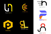 Minimalist simple wordmark lettering logo design for your company 6 - kwork.com