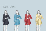I will design fashion illustrations or sketches of clothing 20 - kwork.com