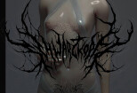 I draw your black, slam, brutal, death metal band logo 10 - kwork.com