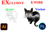 I will do vector tracing logo or image in adobe illustrator 9 - kwork.com