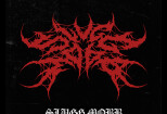 I draw your black, slam, brutal, death metal band logo 9 - kwork.com