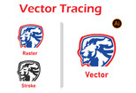 I will do manual vector tracing, image to vector, logos tracing 7 - kwork.com