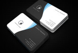 I will do modern minimalist luxury with two concepts business card 9 - kwork.com