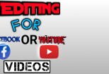I will make thumbnails and edit videos of youtube or facebook 9 - kwork.com