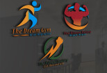 Health and fitness logo, GYM Logo 7 - kwork.com