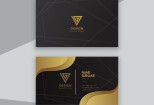 I will do professional business card gold gloss foil 10 - kwork.com
