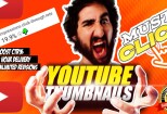 I will design attractive eye catchy viral youtube thumbnail in 2 hours 10 - kwork.com