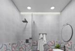 Bathroom design project 3 options with tile selection service 14 - kwork.com