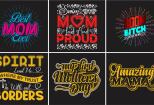 I will do a custom graphic trendy typography t-shirt design 9 - kwork.com