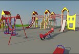 3D Playground and Object modeling 10 - kwork.com
