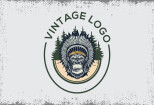 I will do awesome vintage logo with hand drawn illustration 12 - kwork.com