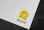 Luxury minimal symbolic flat monogram initial letter text logo design 6 - kwork.com