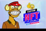 I will draw your NFT cartoon, mascot 9 - kwork.com