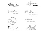 Handwritten signature logo design 6 - kwork.com