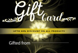 I will design eye catchy gift cards and gift vouchers for you 14 - kwork.com